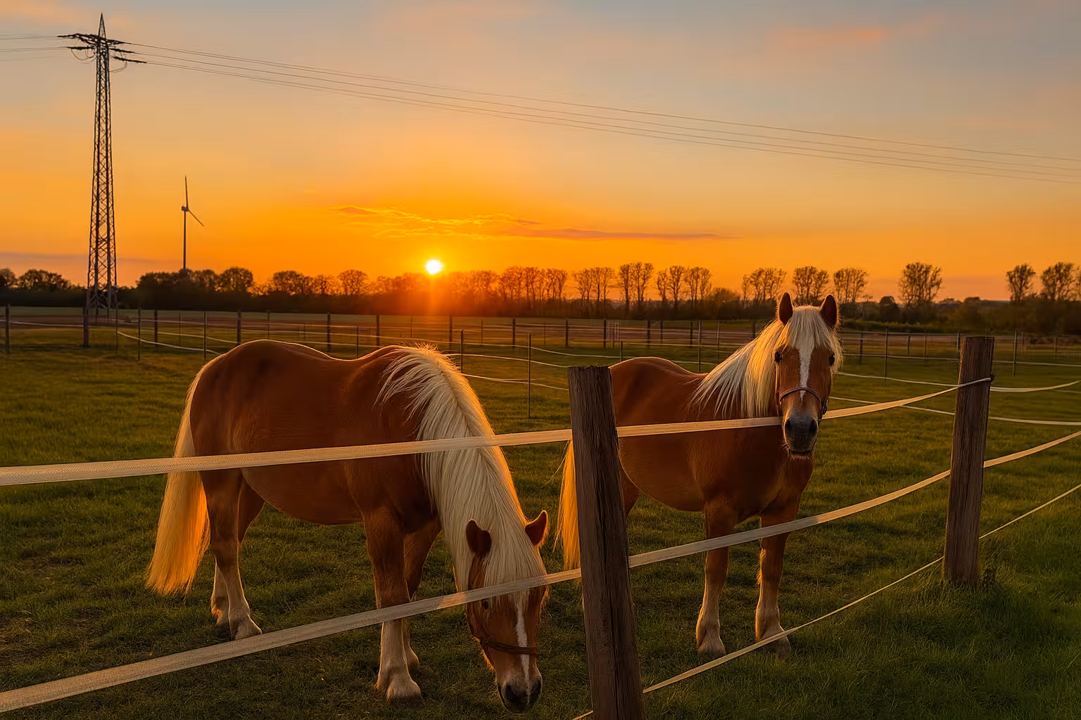 Koppeln und Weiden der Reitanlage Frankenthal am Ormsheimer Hof